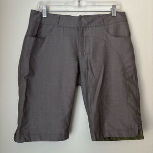 Smartwool Merino Wool Blend Bermuda Shorts Size 8 Gray Hiking Outdoor Gorpcore